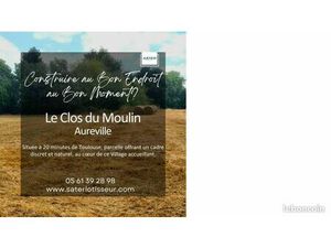 Terrain 608 m² Aureville
