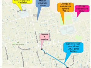Rare terrain hors lotissement VAUNAGE