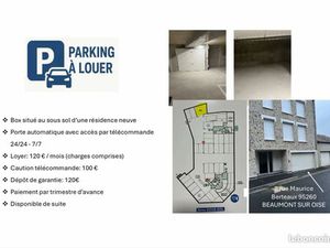 Parking box a louer