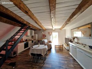 Appartement jardin grange rénové