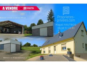 Ensemble immobilier : Maison et bâtiments à Saint-Hilaire-du-Harcouët