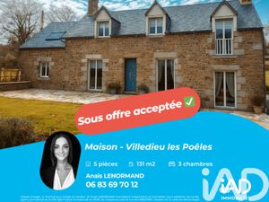 Vente maison 5 pièces 131 m² Villedieu-les-Poêles-Rouffigny (50800)
