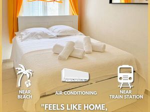 Appartement lumineux & climatisé I Cœur de Nice I Bail Mobilité (1 à 5 mois)