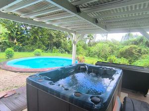 Charmante propriété avec 2 maisons et une piscine sans aucun vis à vis