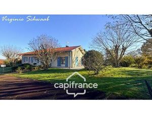 Maison à vendre 5 pièces Habas (40) de plain-pied – Calme  confort et proximité immédiate.