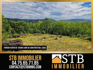 Terrain 1550 m² Coux