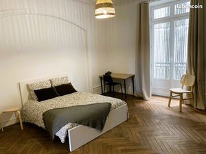 Chambre hyper centre ville Nantes - Place du Cirque - 50 otages – Co_location meublée -23m