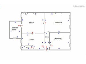 F3 de 60m² avec COUR PRIVATIVE L'Adresse rêvée à 100m de la Place Ducale
