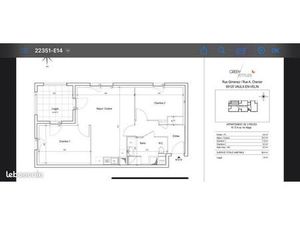 Appartement T3 - 56m2 Vaulx en Vélin la Soie