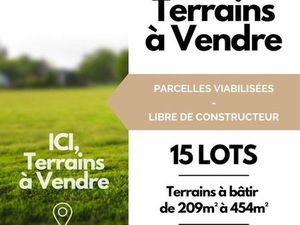 Terrain 209 m² Saint-Antoine-du-Rocher