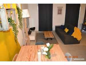 T3 meublé -grand jardin sud - terrasse couverte