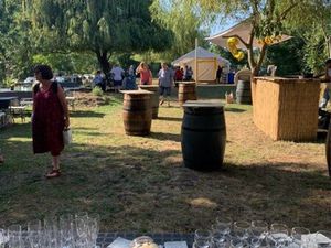 Terrain de loisir festif en bord de cisse