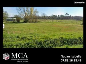 Terrain 1 200 m² Etauliers