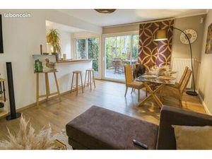 Rez-de-jardin 87 m² avec terrasse – 3 chambres – Proche gare