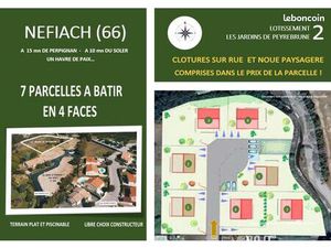 FRAIS DE NOTAIRE INCLUS RARE 7 parcelles toutes en 4 faces