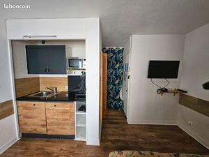 Studio canet sud front de mer vus sur les Pyrénées