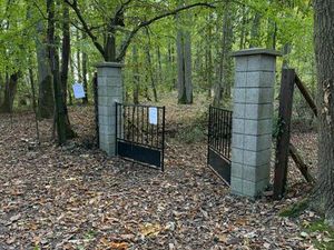 Parcelle de forêt clôturée