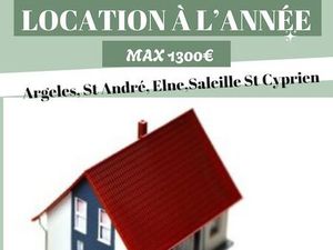 Recherche de location à l'année