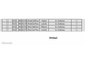 Terrain 4 parcelles