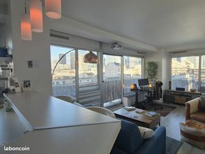 PUTEAUX/ Seine 2 pièces de 47 m² avec balcon filant
