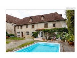 Maison centre-ville Orthez (64)  au calme  terrasse ombragée/piscine enterrée  Sud Nouvell