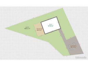 Terrain viabilisé avec PC purgé