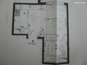 A louer Studio Paris