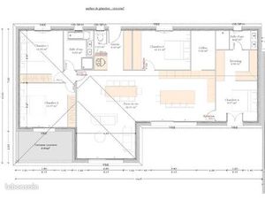 Maison neuve de plein pied avec 4 chambres