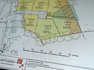 Terrain viabilisé constructible 600m2 la limouziniere 44310