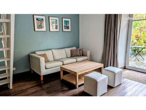 Joli T3 meublé en duplex – parking  jardin  beaucoup de charme