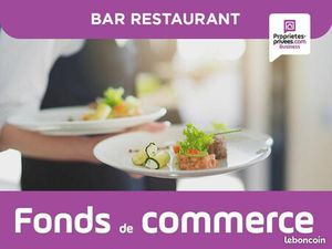 Fonds de commerce bar  restaurant 140 m²