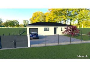 Maison 100 m2 avec 3 chambres et Garage