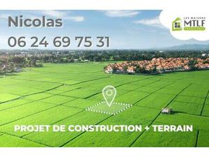 Terrain constructible viabilisé à vendre