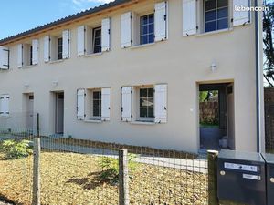 Location maison meublée 50m²+jardin bourg st morillon