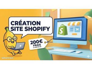 Création de votre boutique Shopify professionnelle - Livraison sous 3 jours