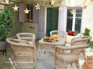 Maison de ville atypique avec jardin