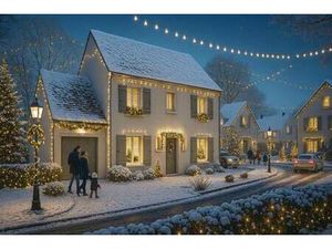 Terrain avec maison neuve à vendre