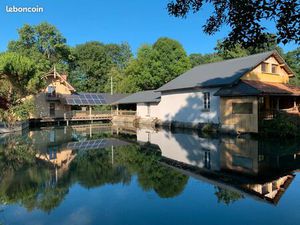 Propriété atypique avec plan d'eau  maison d'habitation Lannemezan