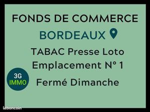 Fonds de commerce tabac  presse  FDJ 75 m²