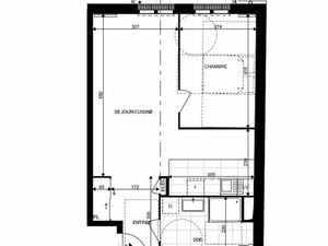 Appartement 1 pièce 48 m²