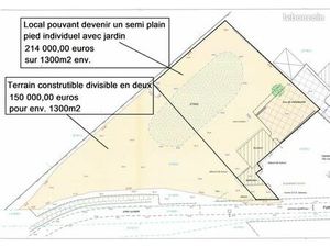 Terrain 1 300 m² Fournes En Weppes