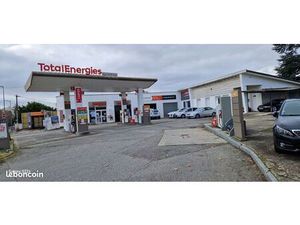 Station service + garage murs et fonds