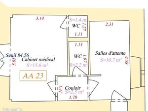 Cabinet pour profession liberal centrée caveirac