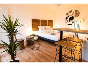 Studio 25m2 meuble dans residence ultra securisée