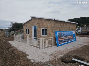 Maisonette container a poser et fixer sur votre dalle de beton