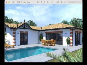 Terrain avec maison neuve à vendre