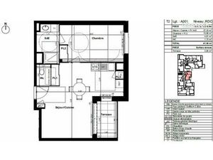 Appartement 2 pièces 47 m²