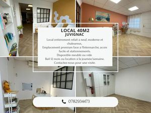 Bureau / Local professionnel refait à neuf – Juvignac – Centre commercial Portes du Soleil