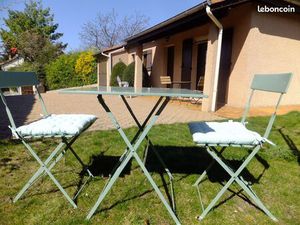 Maison plein pied avec jardin  terrasse  parking  garage