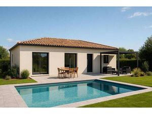 Terrain avec maison neuve à vendre